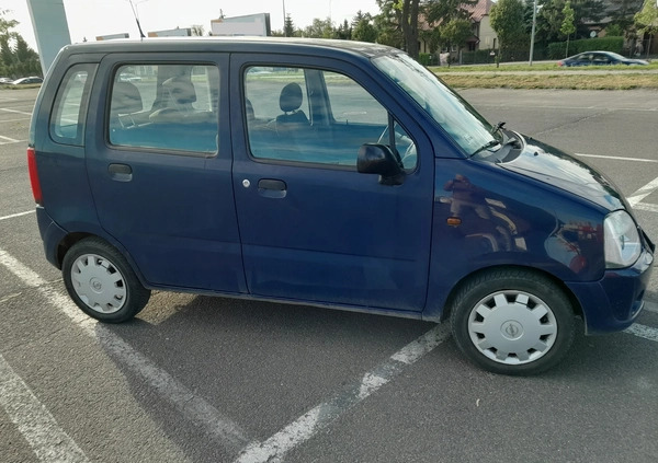 Opel Agila cena 4800 przebieg: 139400, rok produkcji 2004 z Łódź małe 56